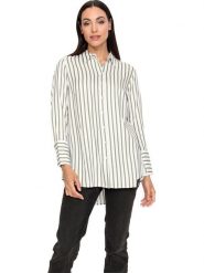 Heine Koszula w kolorze białym rozmiar: 40. Białe koszule damskie Heine, bez wzorów, bez kołnierzyka, bez ramiączek. Za 56.99 zł.