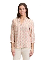 CARTOON Bluzka w kolorze beżowym rozmiar: 38. Brązowe bluzki damskie Cartoon, bez wzorów, z wiskozy, bez kołnierzyka, bez ramiączek. Za 106.38 zł.