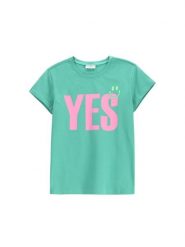 Coccodrillo T-Shirt WC5143209VGB Zielony Regular Fit. Zielone koszulki dziewczęce COCCODRILLO, bez wzorów, z bawełny, bez ramiączek. Za 29.99 zł.