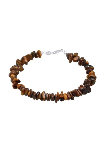 KUZZOI Męska bransoletka Boho ze szlachetnym kamieniem oko tygrysie w srebrze próby 925 Sterling Silver Biżuteria męska 1 ct Męskie. Szara biżuteria dla mężczyzn KUZZOI, z perłą, srebrne. Za 243.99 zł.