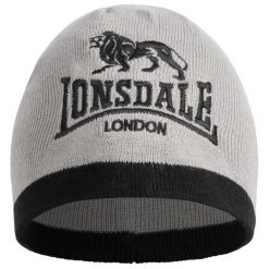Czapka Lonsdale Levedale. Czarne czapki męskie Lonsdale, na zimę, bez wzorów, klasyczne. Za 112.50 zł.