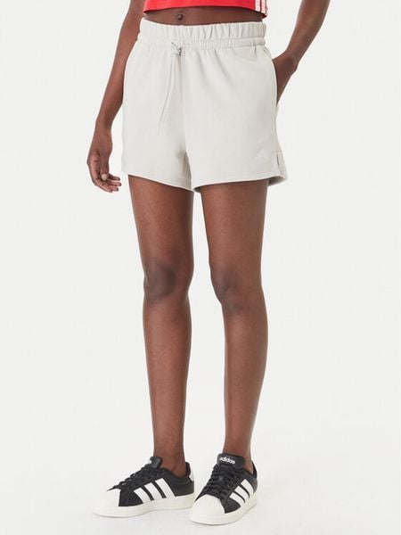 Adidas Szorty sportowe Essentials Small Logo Feel Cozy JC5931 Beżowy Regular Fit. Brązowe spodenki sportowe damskie Adidas, xs, z bawełny. Za 109.99 zł.