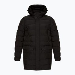 Kurtka męska Geox Spherica™ Parka. Czarne kurtki męskie Geox, m, bez wzorów, z materiału. Za 769.99 zł.