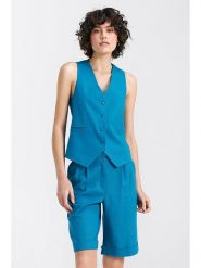 Nife Kamizelka w kolorze niebieskim rozmiar: 38. Niebieskie kamizelki damskie Nife. Za 186.45 zł.