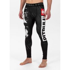 Legginsy dla dorosłych techniczne sportowe Street Dog. Białe spodnie sportowe męskie PITBULL. Za 159.00 zł.