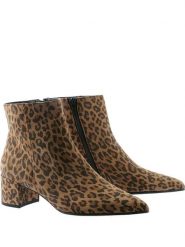 Högl Skórzane botki "Beatrice" w kolorze jasnobrązowo-czarnym rozmiar: 40. Brązowe botki damskie HÖGL, eleganckie, bez obcasa, bez zapięcia. Za 435.11 zł.