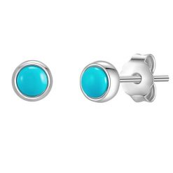 Glanzstücke München Srebrne kolczyki sztyfty srebro wysokiej próby Turkusowy (rek.) srebrny Kolczyki 1 ct Damski. Niebieskie kolczyki damskie Glanzstücke München, z turkusem, srebrne, na sztyftcie. Za 199.99 zł.