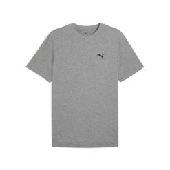 Męska koszulka Puma Ess Small Logo w kolorze szarym. Szare t-shirty sportowe męskie Erima, m, z bawełny, bez ramiączek, do piłki nożnej. Za 166.99 zł.