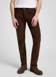 MESKIE SPODNIE LEE DAREN ZIP FLY ARABICA 112370650. Spodnie materiałowe męskie Lee, bez wzorów, z materiału. Za 219.99 zł.