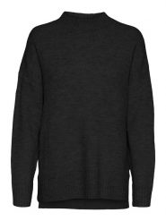 Vero Moda Sweter "Lefile" w kolorze czarnym rozmiar: XL. Czarne golfy damskie Vero Moda, xl, bez wzorów, bez ramiączek. Za 90.45 zł.