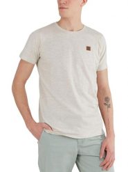 T-shirt męski Fundango Jaggy Strukturyzowany krótki rękaw. Brązowe t-shirty męskie Fundango, m, bez wzorów, z bawełny, bez kołnierzyka. Za 149.00 zł.