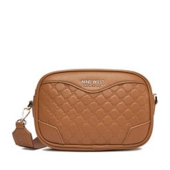 Torebka Nine West. Brązowe listonoszki damskie Nine West, bez wzorów, bez dodatków. Za 199.99 zł.