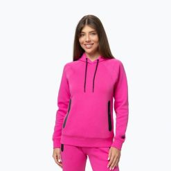 Bluza damska Pitbull Explory Hooded. Czerwone bluzy z kapturem damskie PITBULL, m, z bawełny. Za 159.99 zł.