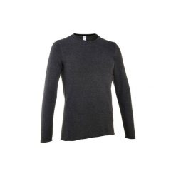 Sweter turystyczny | NH100 męski. Czarne swetry męskie QUECHUA, m, bez wzorów, z materiału, bez kołnierzyka. Za 19.99 zł.