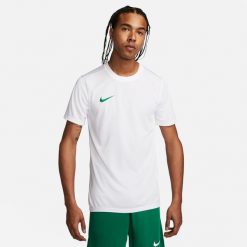 Koszulka Nike FIT PARK VII JBY BV6708 101 Biały. Białe t-shirty sportowe męskie Nike, xl, bez ramiączek, do piłki nożnej. Za 96.75 zł.
