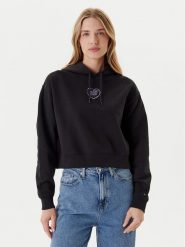Tommy Jeans Bluza Heart DW0DW21408 Czarny Relaxed Fit. Czarne bluzy bez kaptura damskie Tommy Jeans, s, z bawełny. Za 289.99 zł.