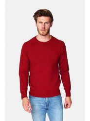 C& Jo Sweter w kolorze czerwonym rozmiar: 46. Czerwone swetry męskie C& Jo, bez wzorów, z kaszmiru, bez kołnierzyka. Za 148.26 zł.