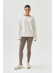 TATUUM Sweter w kolorze białym rozmiar: L. Białe swetry klasyczne damskie Tatuum, l, ze splotem, bez kołnierzyka. Za 231.68 zł.