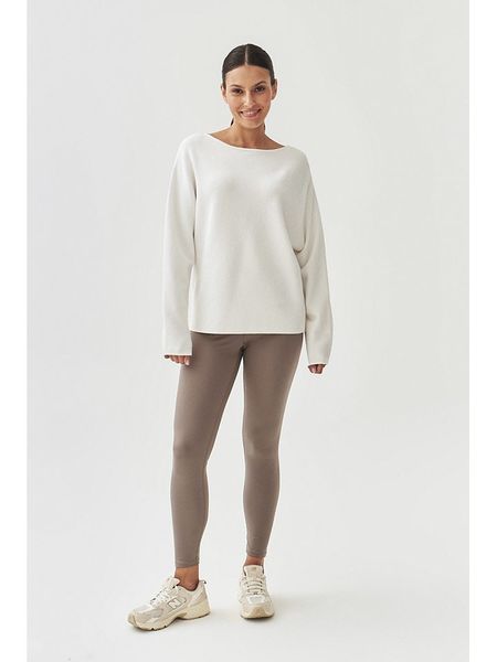 TATUUM Sweter w kolorze białym rozmiar: L. Białe swetry klasyczne damskie Tatuum, l, ze splotem, bez kołnierzyka. Za 146.28 zł.
