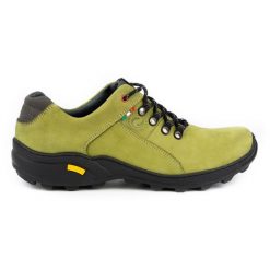 Olivier Męskie buty trekkingowe 296GT zielone. Zielone buty trekkingowe męskie ze skóry, bez zapięcia. Za 319.69 zł.
