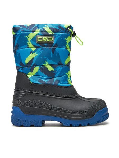 CMP Śniegowce Sneewy 3Q71294J Granatowy. Niebieskie buty zimowe chłopięce CMP, bez wzorów, z materiału, bez obcasa. Za 199.99 zł.