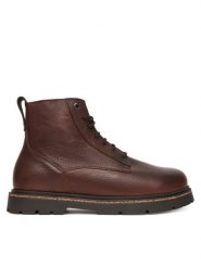 Birkenstock Trapery Highwood Lace Mid 1030757 Brązowy. Brązowe buty zimowe męskie Birkenstock, ze skóry, bez zapięcia. Za 759.99 zł.