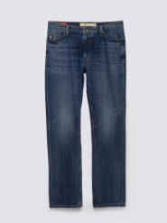 Jeansy męskie proste granatowe Colt 506. Niebieskie jeansy męskie Big Star. Za 349.99 zł.