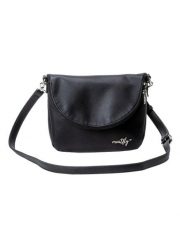 Damska torebka crossbody z inteligentną klapą Shea – czarna 1,5L Meatfly. Czarne torebki klasyczne damskie Meatfly, bez wzorów, z materiału, bez dodatków. Za 152.99 zł.