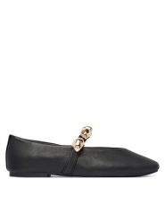 Steve Madden Baleriny Poppin Flat 11005437 Czarny. Czarne baleriny damskie Steve Madden, bez wzorów, ze skóry, bez obcasa. Za 519.99 zł.