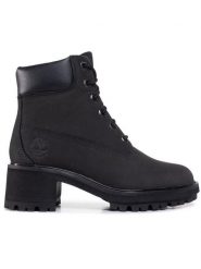 Timberland Trapery Kinsley TB0A25C4001 Czarny. Czarne trapery damskie Timberland, z nubiku, bez obcasa. Za 539.99 zł.