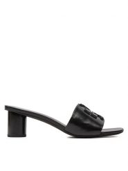Tory Burch Klapki 147130 Czarny. Czarne klapki damskie Tory Burch, bez wzorów, ze skóry, bez obcasa. Za 1,649.00 zł.