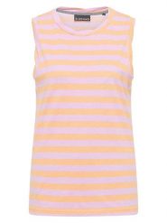 ELBSAND Top "Meevis" w kolorze pomarańczowo-jasnoróżowym rozmiar: M. Pomarańczowe topy damskie ELBSAND, m, bez wzorów, z bawełny, bez kołnierzyka. Za 82.99 zł.