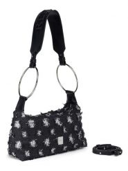 Replay Torebka w kolorze czarnym - 26 x 15 x 9 cm rozmiar: onesize. Czarne torebki klasyczne damskie Replay, bez wzorów, z materiału, bez dodatków. Za 335.95 zł.