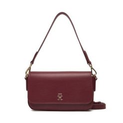 Torebka Tommy Hilfiger. Czerwone torebki klasyczne damskie Tommy Hilfiger, bez wzorów, bez dodatków. Za 459.99 zł.
