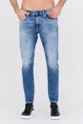DIESEL Niebieski jeansy D-Struktslim jeans. Niebieskie jeansy męskie Diesel. W wyprzedaży za 769.99 zł.
