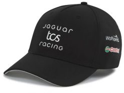 Czapka drużynowa Jaguar TCS Racing unisex czarna. Czarne czapki męskie Erima, z aplikacjami, z materiału. Za 189.99 zł.