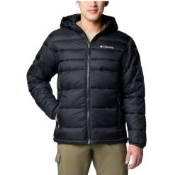 Kurtka sportowa męska Buck Butte II Insulated Hooded Jacket. Czarne kurtki treningowe męskie Columbia, m, bez wzorów, z materiału, trekkingowe. Za 619.99 zł.