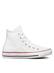 Converse Trampki Chuck Taylor All Star HI 132169C Biały. Białe trampki i tenisówki męskie Converse, bez wzorów, ze skóry, bez zapięcia. Za 239.99 zł.