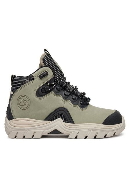 DC Shoes Trapery Navigator ADYB100021-ARO Szary. Szare buty zimowe męskie DC Shoes, ze skóry, bez zapięcia. Za 259.99 zł.