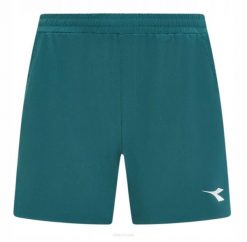 Spodenki tenisowe Diadora Shorts Match Fibrazero. Zielone szorty męskie Diadora, bez wzorów, z elastanu, klasyczne. Za 235.00 zł.