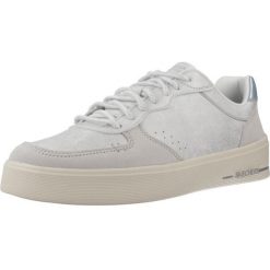Buty SKECHERS HILAND - SHIMMERING SPLENDID Szary. Szare czapki dziecięce Skechers, bez wzorów, ze skóry. Za 285.99 zł.
