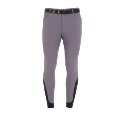 Letnie męskie spodnie slim fit z rozciągliwej tkaniny technicznej. Brązowe spodnie materiałowe męskie EQUESTRO, bez wzorów, z materiału. Za 309.50 zł.