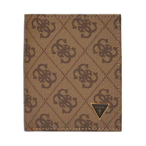 Portfel Guess. Brązowe portfele męskie Guess, z aplikacjami. Za 149.99 zł.