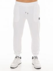 Męskie spodnie dresowe z małym logo. Czarne spodnie sportowe męskie LEONE 1947 APPAREL, z dresówki. Za 265.23 zł.
