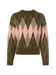 Marc O'Polo Denim Sweter z zawartością moheru Kobiety zielony|różowy, S. Czerwone swetry klasyczne damskie Marc O'Polo Denim, s, z denimu, bez kołnierzyka. Za 549.95 zł.