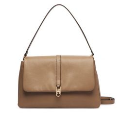 Torebka Tommy Hilfiger. Brązowe torebki klasyczne damskie Tommy Hilfiger, bez wzorów, bez dodatków. Za 699.99 zł.