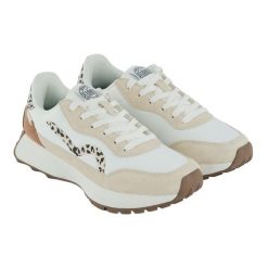 Damskie Zamszowe Buty Sportowe Marine Heritage II Z Nadrukiem Lamparta. Białe buty sportowe na co dzień damskie Regatta, bez wzorów, z materiału, trekkingowe. Za 242.99 zł.