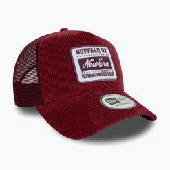 Czapka z daszkiem New Era NE Patch Cord Trucker. Czerwone czapki męskie New Era, na zimę, bez wzorów. Za 149.99 zł.