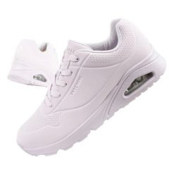 Buty Skechers Uno Stand On 73690/LVLP fioletowe. Fioletowe buty sportowe na co dzień damskie bez wzorów, z materiału. Za 570.83 zł.