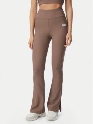 EA7 Emporio Armani Legginsy 7W001338 AF15721 U6041 Brązowy Slim Fit. Brązowe legginsy sportowe damskie EA7 Emporio Armani, xs, bez wzorów, z syntetyku. Za 359.99 zł.